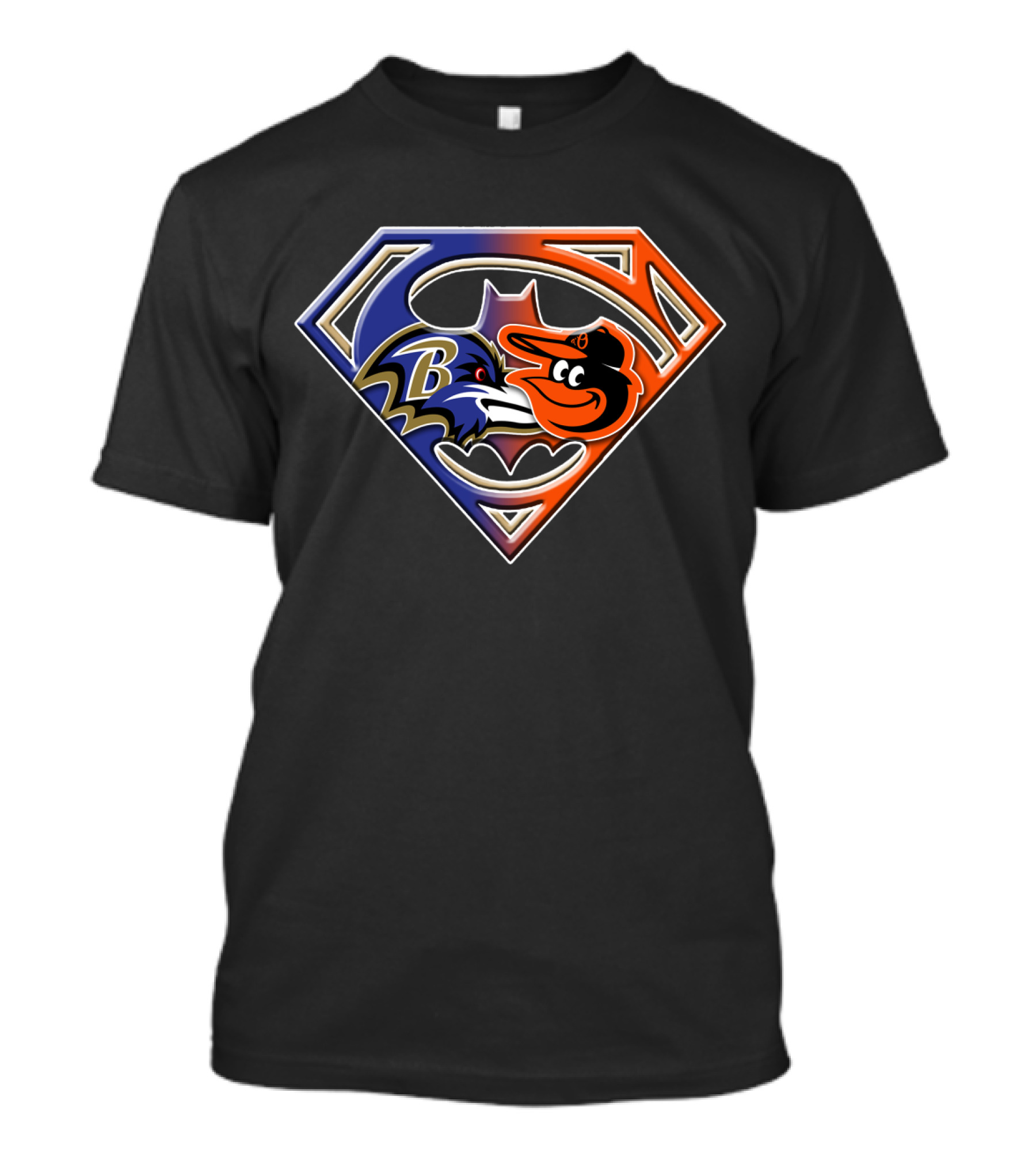Ravens Orioles Superhero T-Shirt