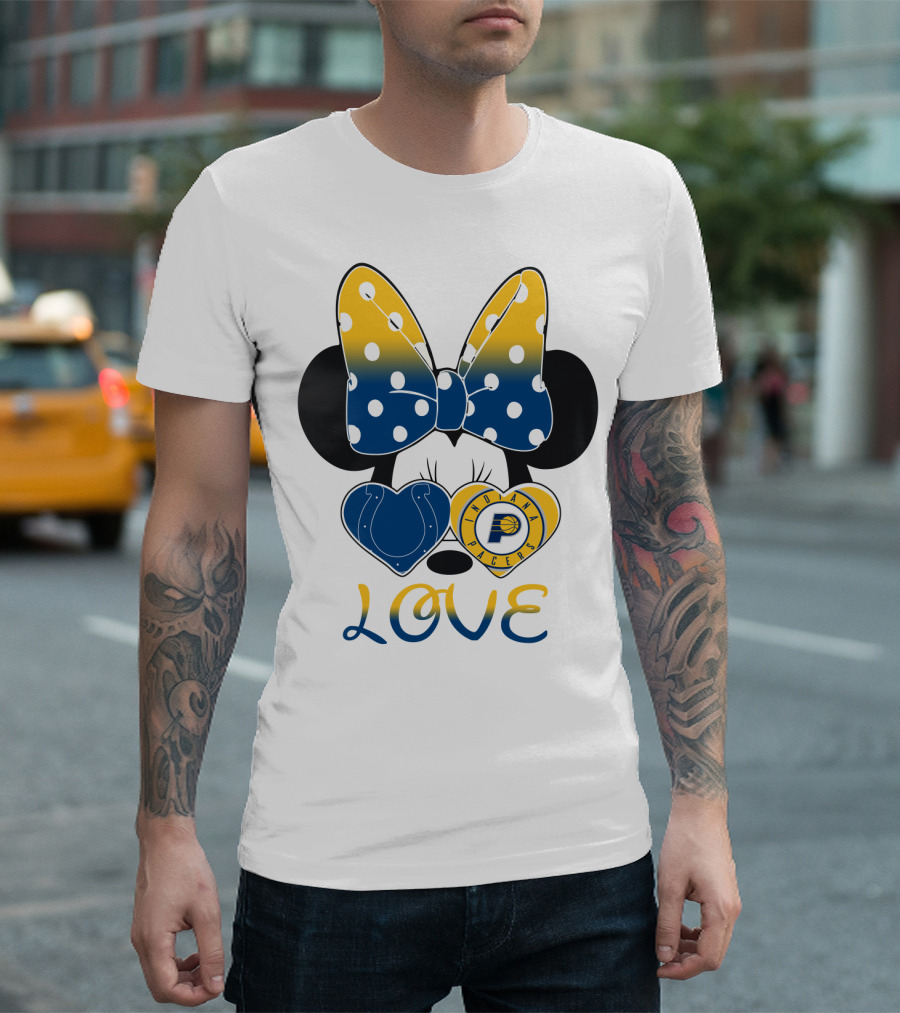 Minnie Mouse Indiana Pacers Love T-Shirt