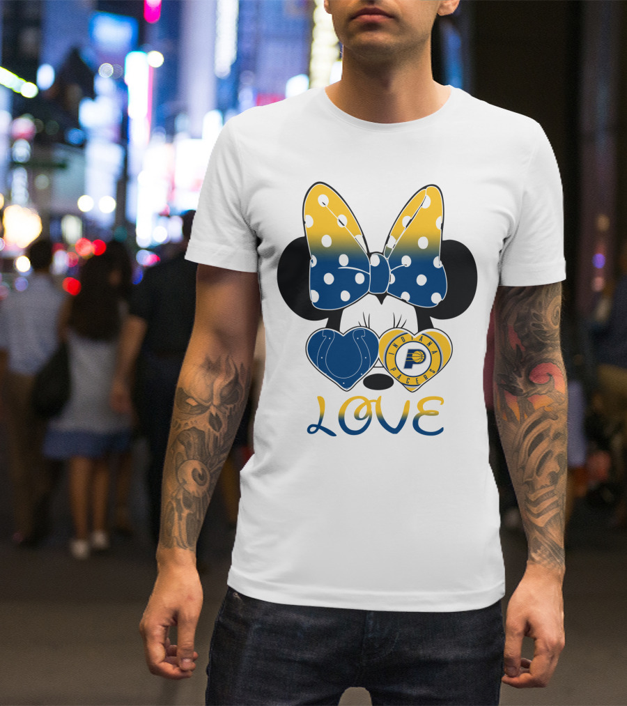 Minnie Mouse Indiana Pacers Love T-Shirt