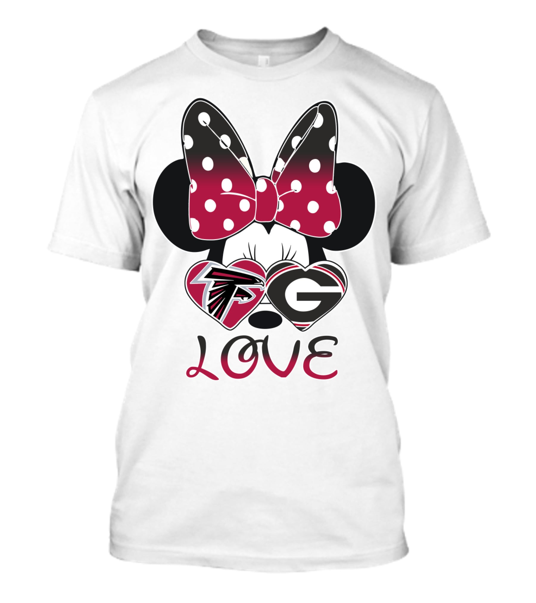 Falcons Bulldogs Minnie Love T-Shirt