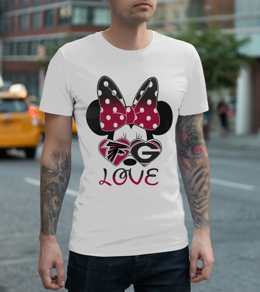 Falcons Bulldogs Minnie Love T-Shirt