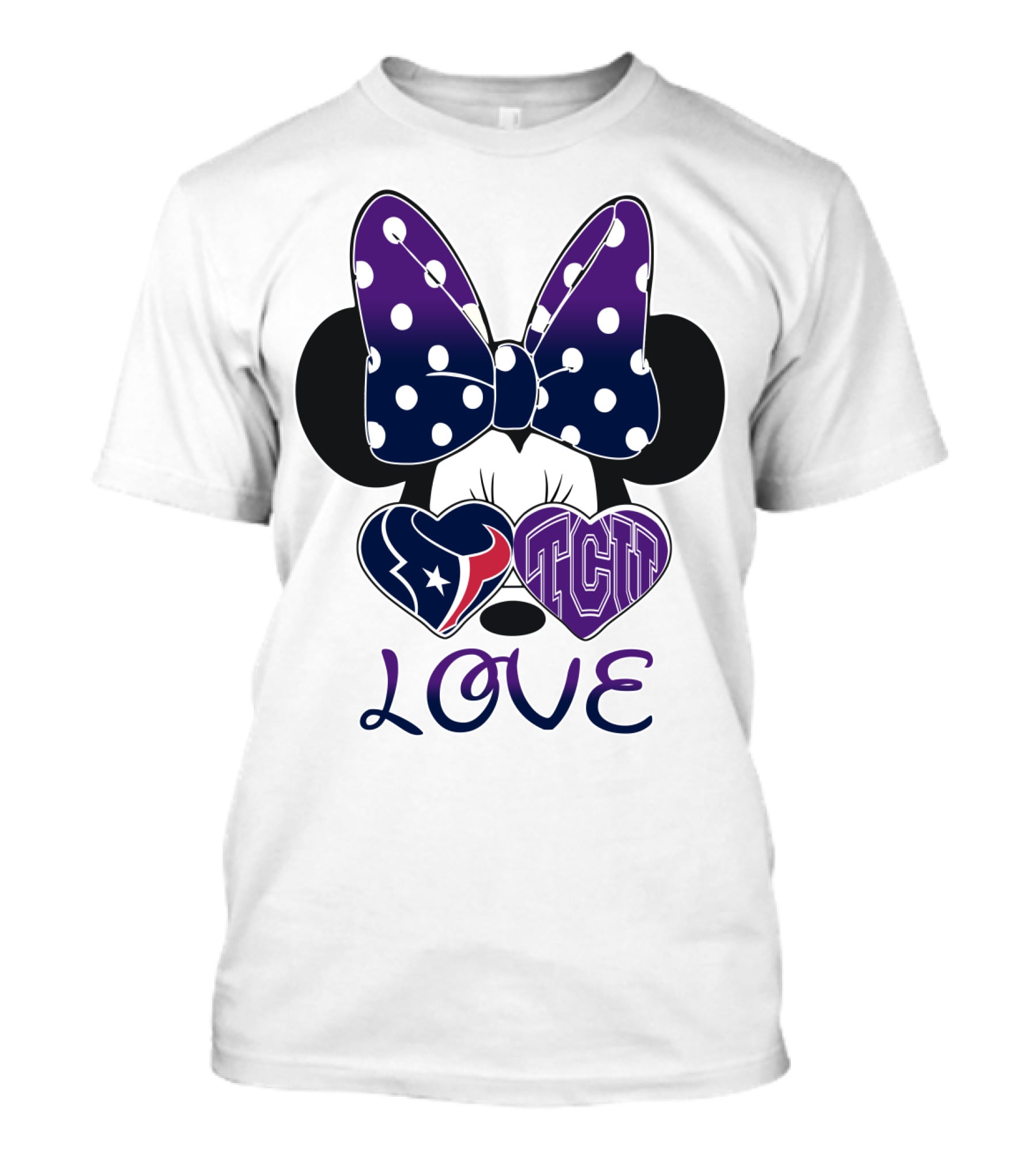Minnie Love Texans Tcu T-Shirt