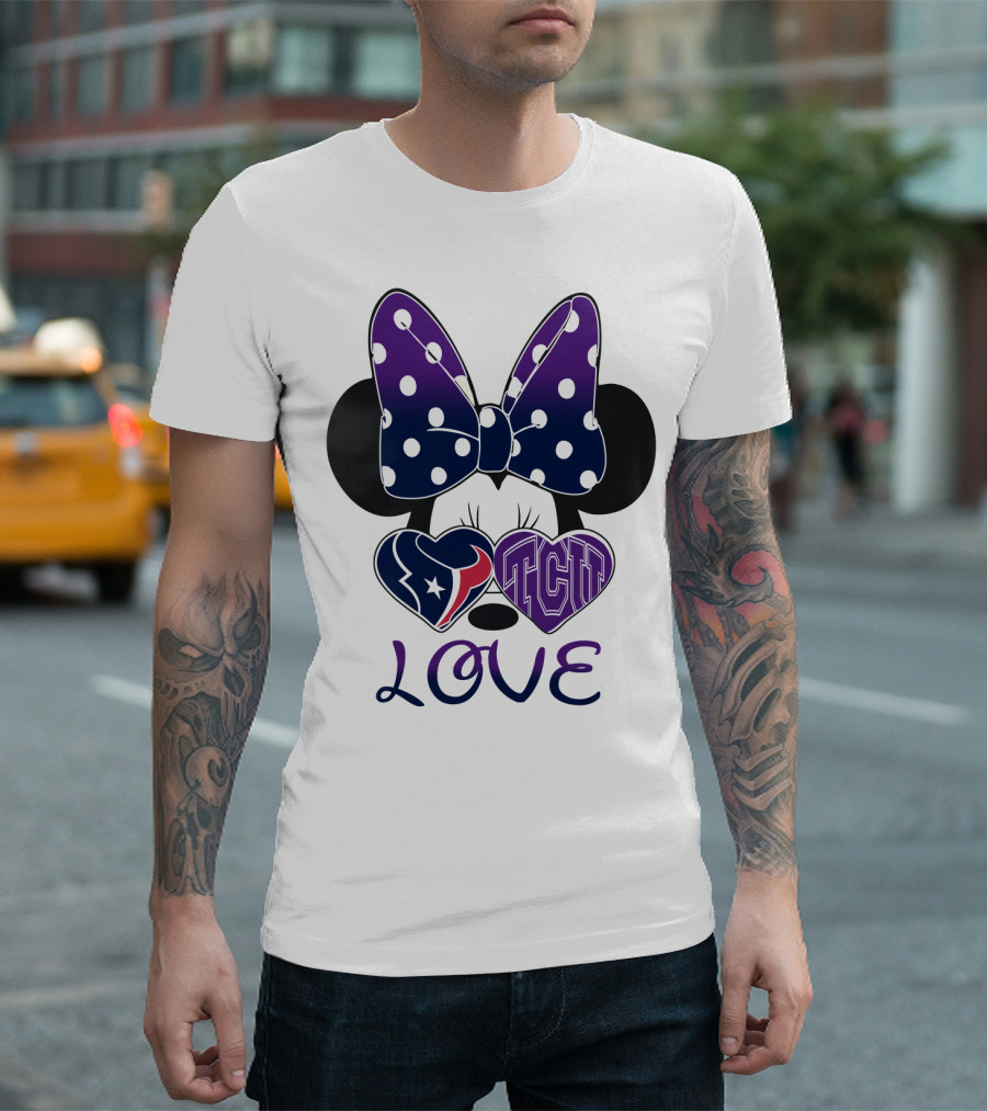 Minnie Love Texans Tcu T-Shirt