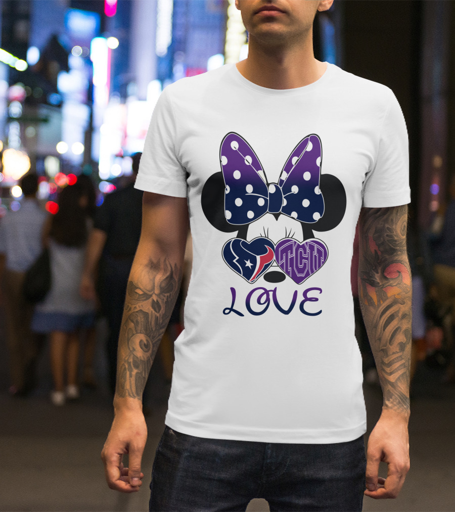 Minnie Love Texans Tcu T-Shirt
