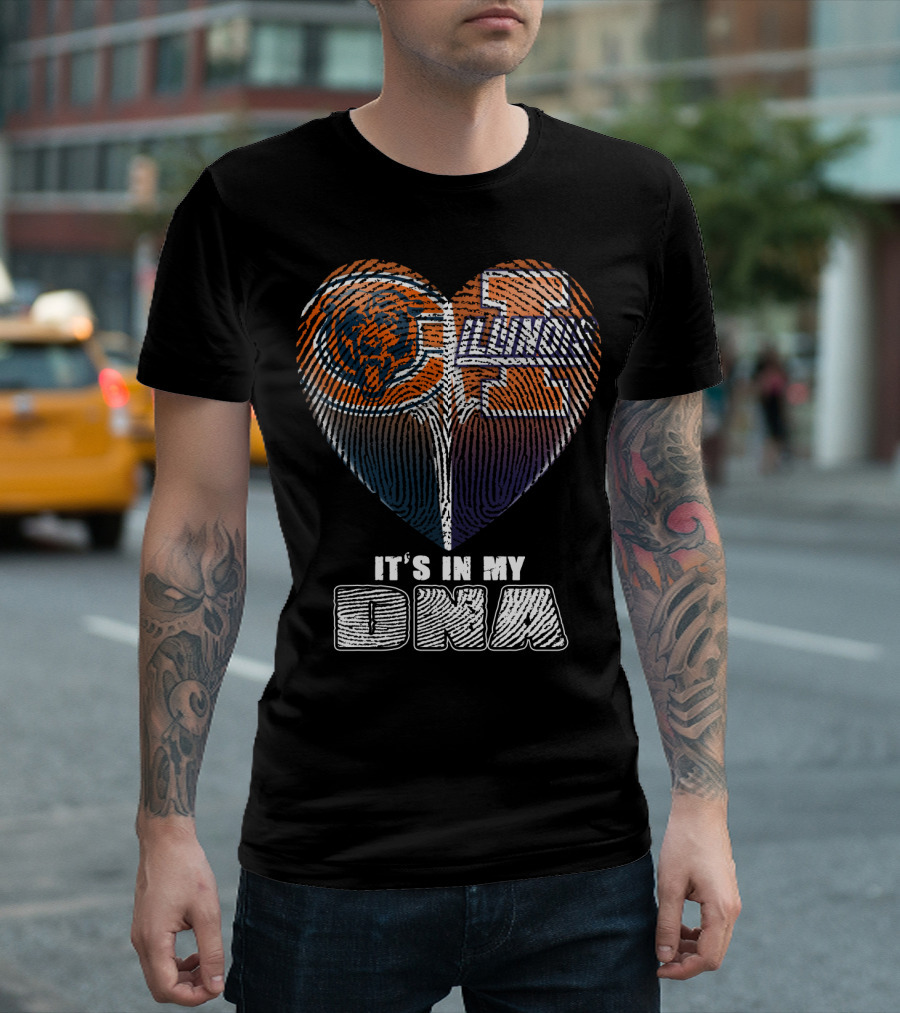 Chicago Bears Illinois It's In My Dna T-Shirt
