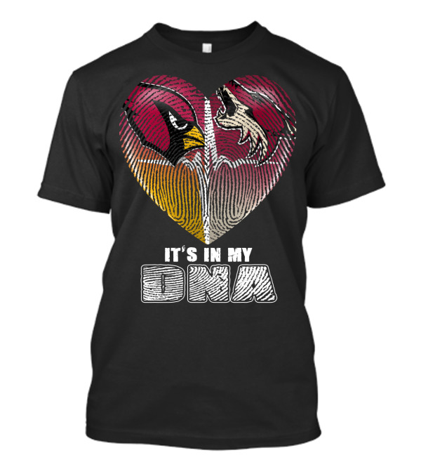 Arizona Cardinals Heart It's In My Dna T-Shirt