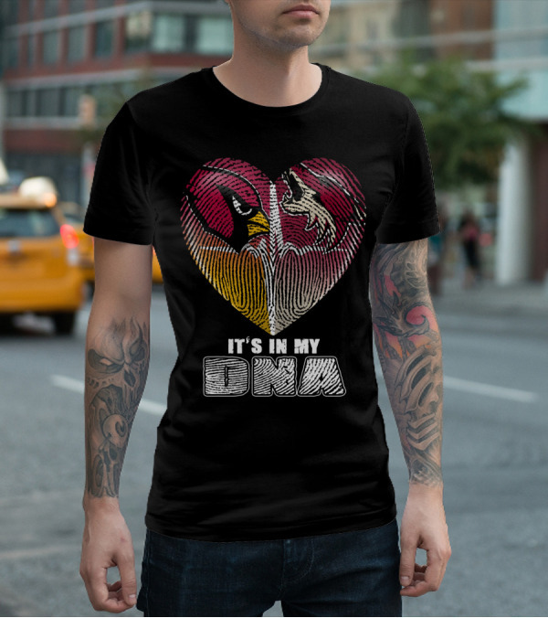 Arizona Cardinals Heart It's In My Dna T-Shirt