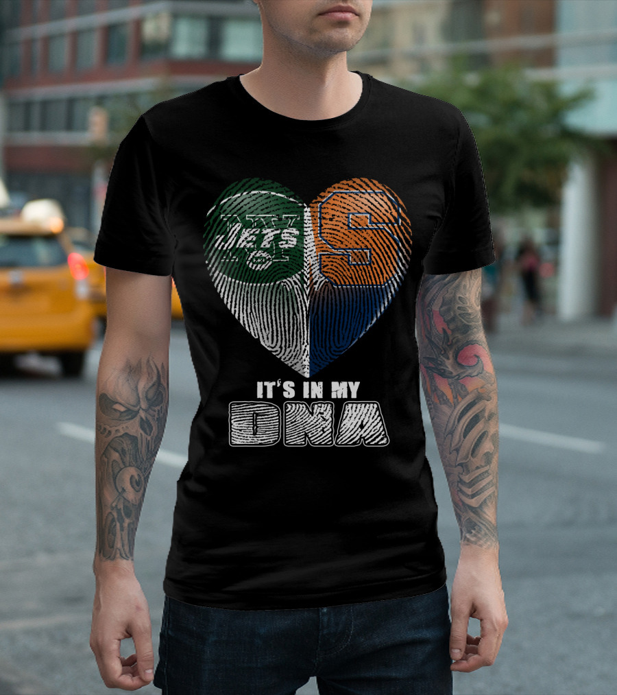 New York Jets Syracuse It's In My Dna T-Shirt