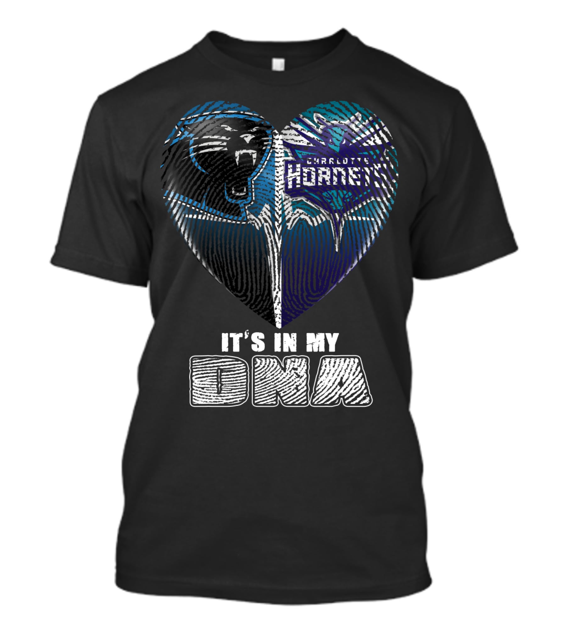 Carolina Panthers Charlotte Hornets It's In My Dna T-Shirt