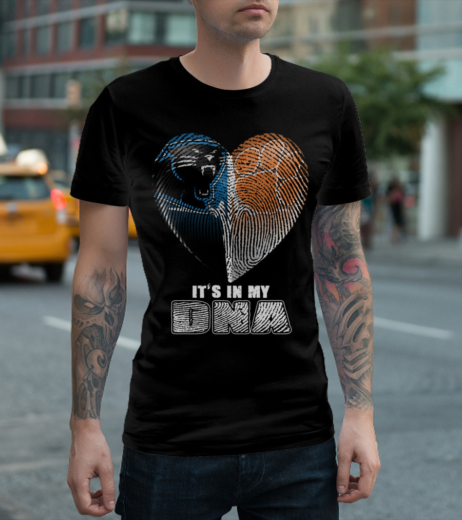 It's In My Dna Panther Paw Heart T-Shirt