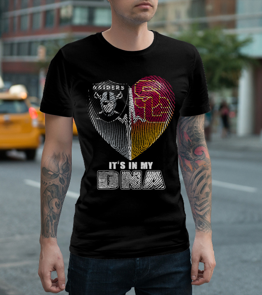 It's In My Dna Raiders Usc T-Shirt