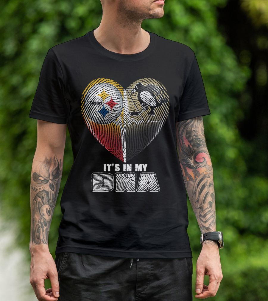 Steelers Penguins It's In My Dna T-Shirt