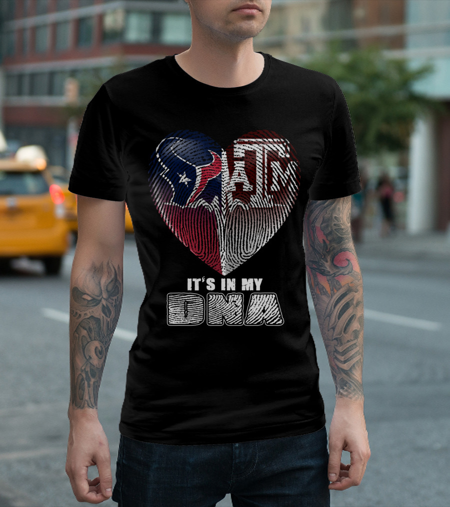 Houston Texans Texas A&M It's In My Dna 122 T-Shirt
