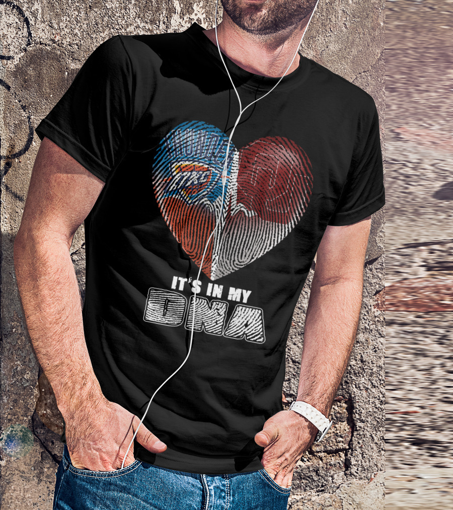 Oklahoma City Thunder Ou It's In My Dna T-Shirt