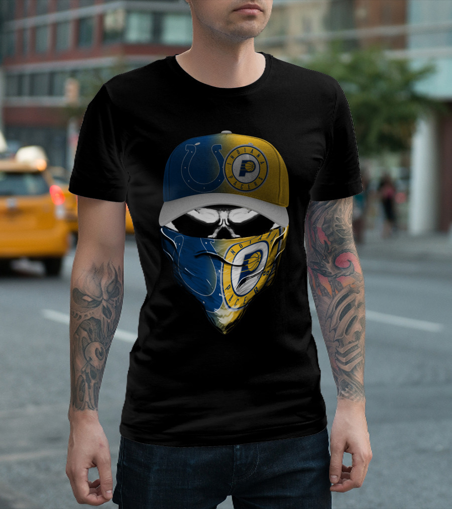 Indianapolis Colts And Indiana Pacers Dual Logo T-Shirt