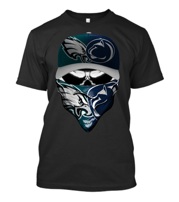 Philadelphia Eagles Penn State Nittany Lions Face Cover Hat T-Shirt