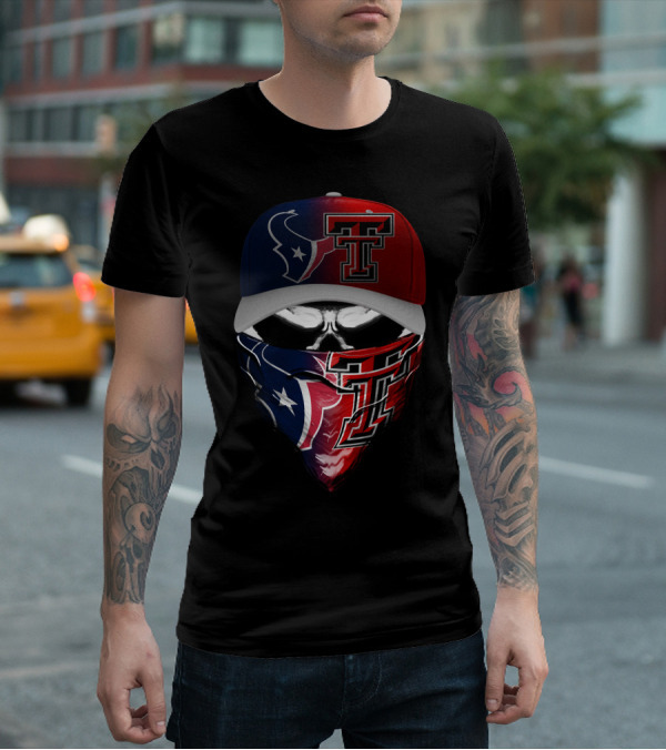 Houston Texans Texas Tech Raiders Skum 125 T-Shirt