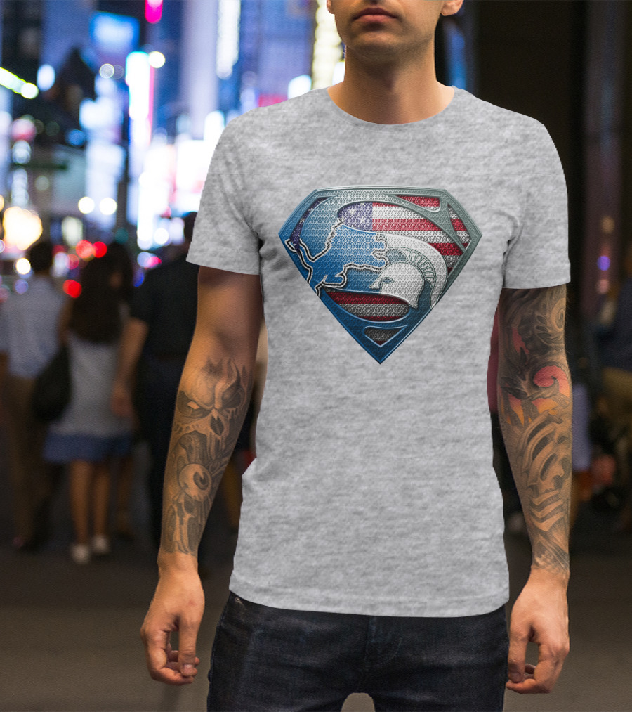 Spartan Superhero American Flag T-Shirt