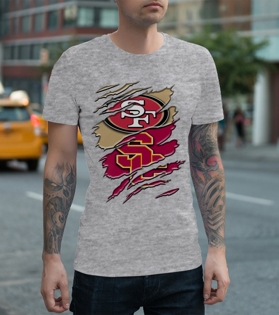 49ers Usc Mashup Rah T-Shirt