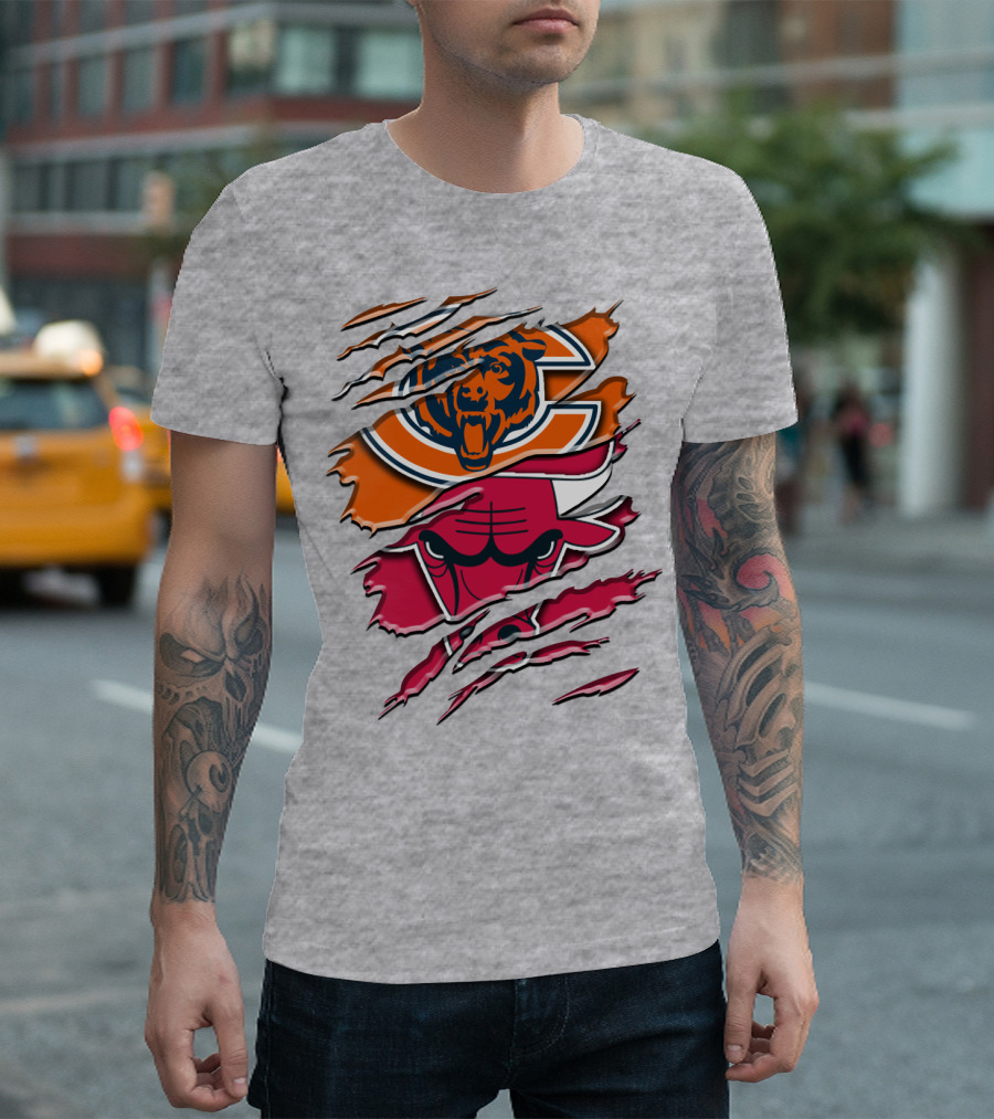Chicago Bears Bulls Rah 007 T-Shirt