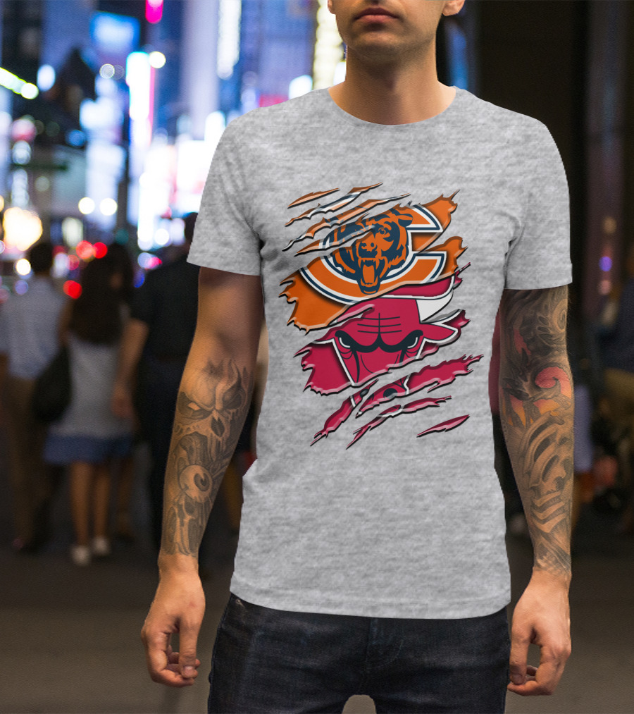 Chicago Bears Bulls Rah 007 T-Shirt