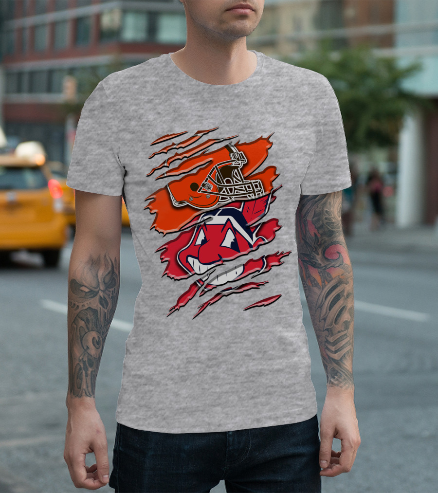Cleveland Browns And Chief Wahoo Rah T-Shirt