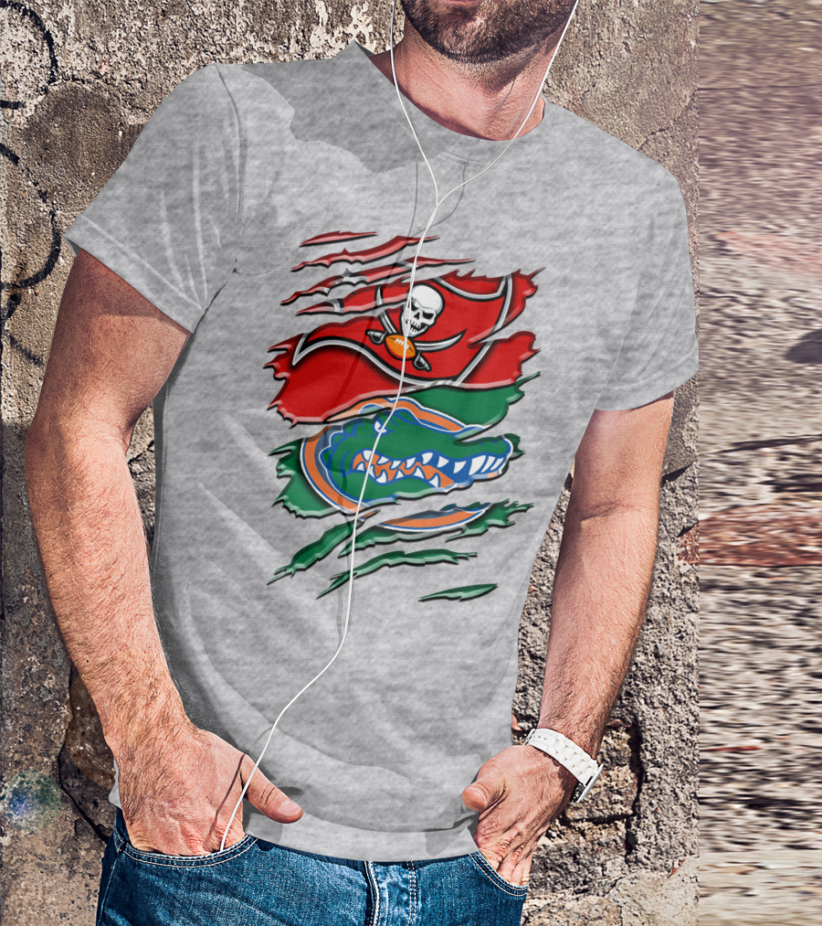 Tampa Bay Buccaneers Florida Gators Rah 024 T-Shirt