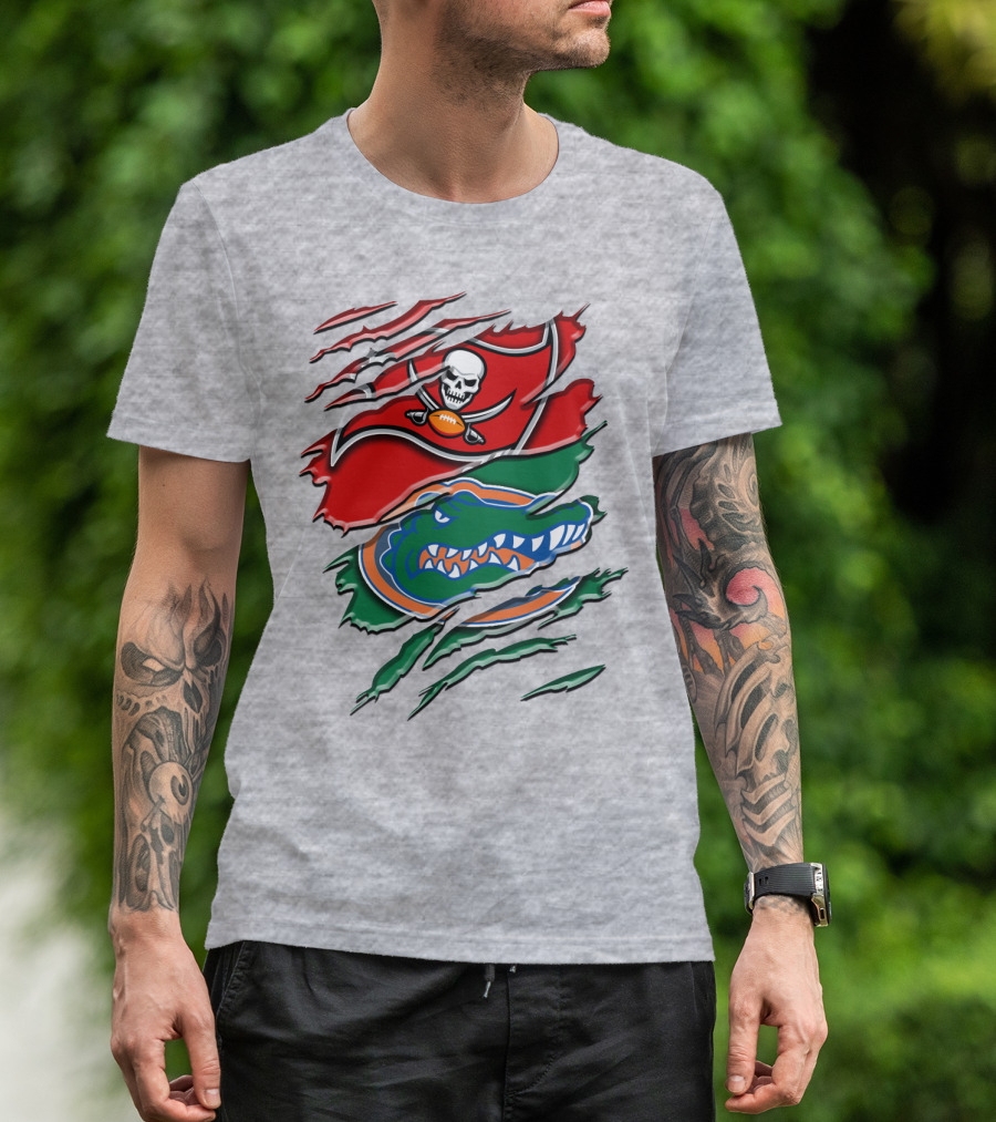 Tampa Bay Buccaneers Florida Gators Rah 024 T-Shirt
