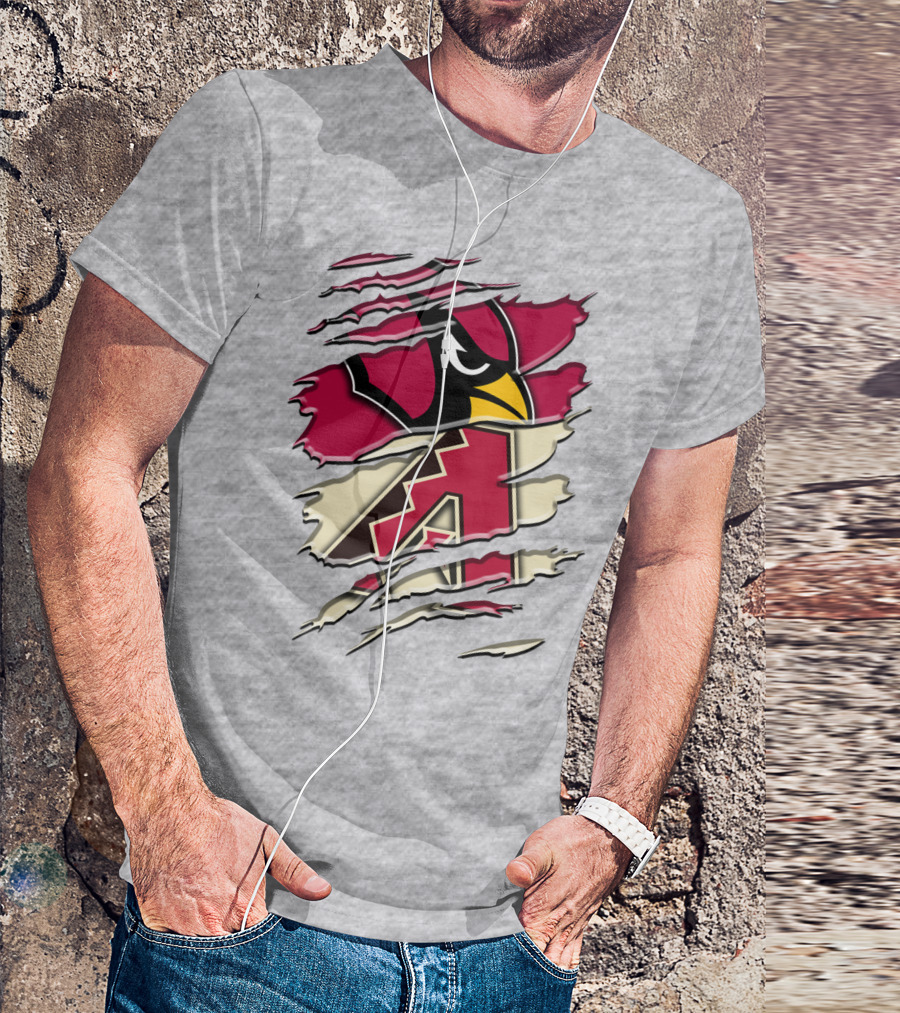 Arizona Cardinals Diamondbacks Rah 029 T-Shirt