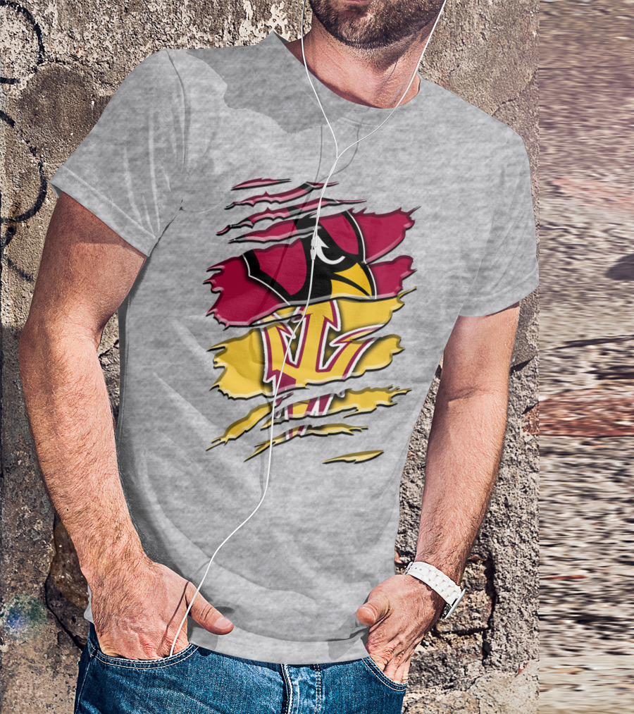 Cardinals And Sun Devils Rah 030 T-Shirt