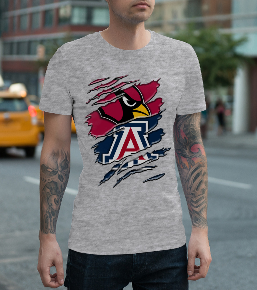 Arizona Cardinals University Of Arizona Wildcats Rah 031 T-Shirt