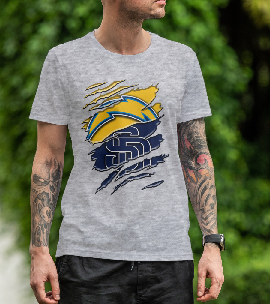 San Diego Chargers And Padres Rah 033 T-Shirt