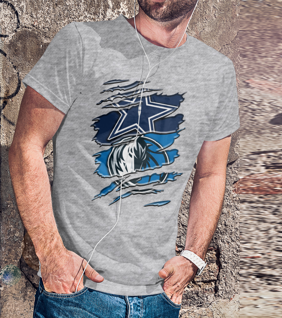 Dallas Cowboys Mavericks Crossover Rah 044 T-Shirt