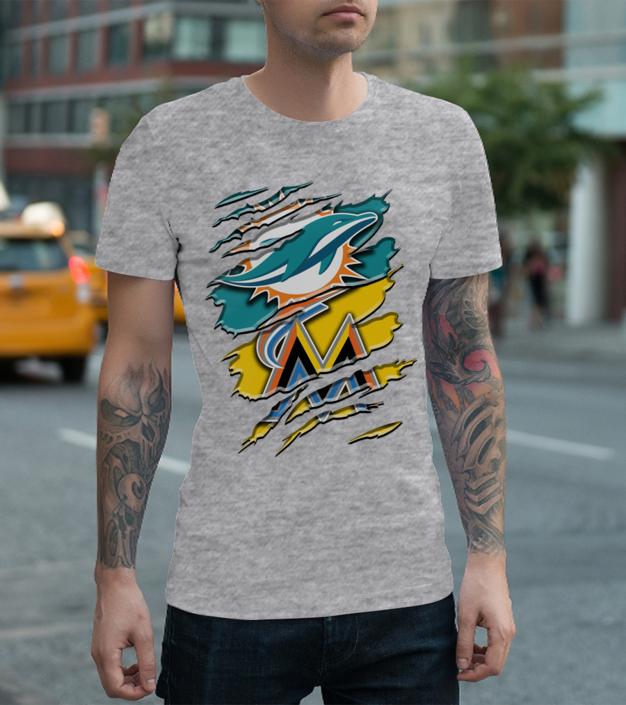Miami Dolphins Marlins Rah 053 T-Shirt