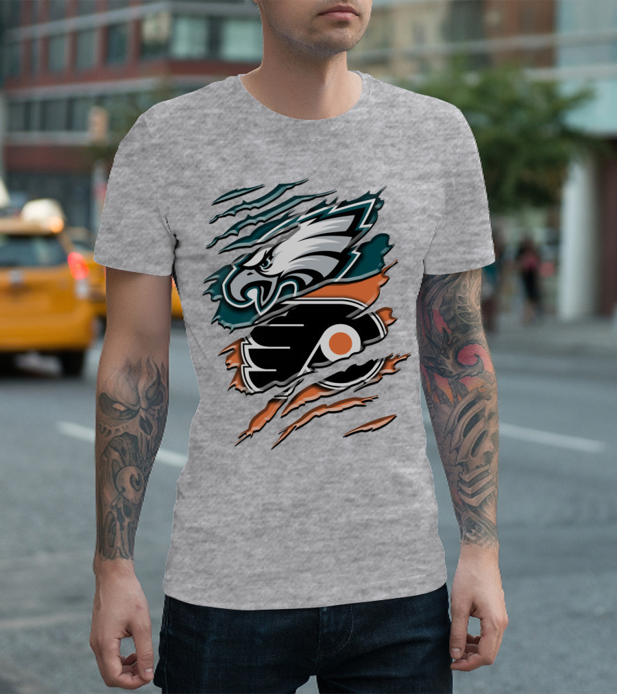 Philadelphia Eagles Flyers Rah 056 T-Shirt