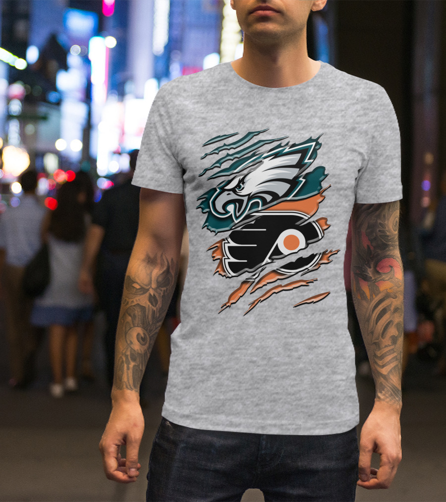 Philadelphia Eagles Flyers Rah 056 T-Shirt