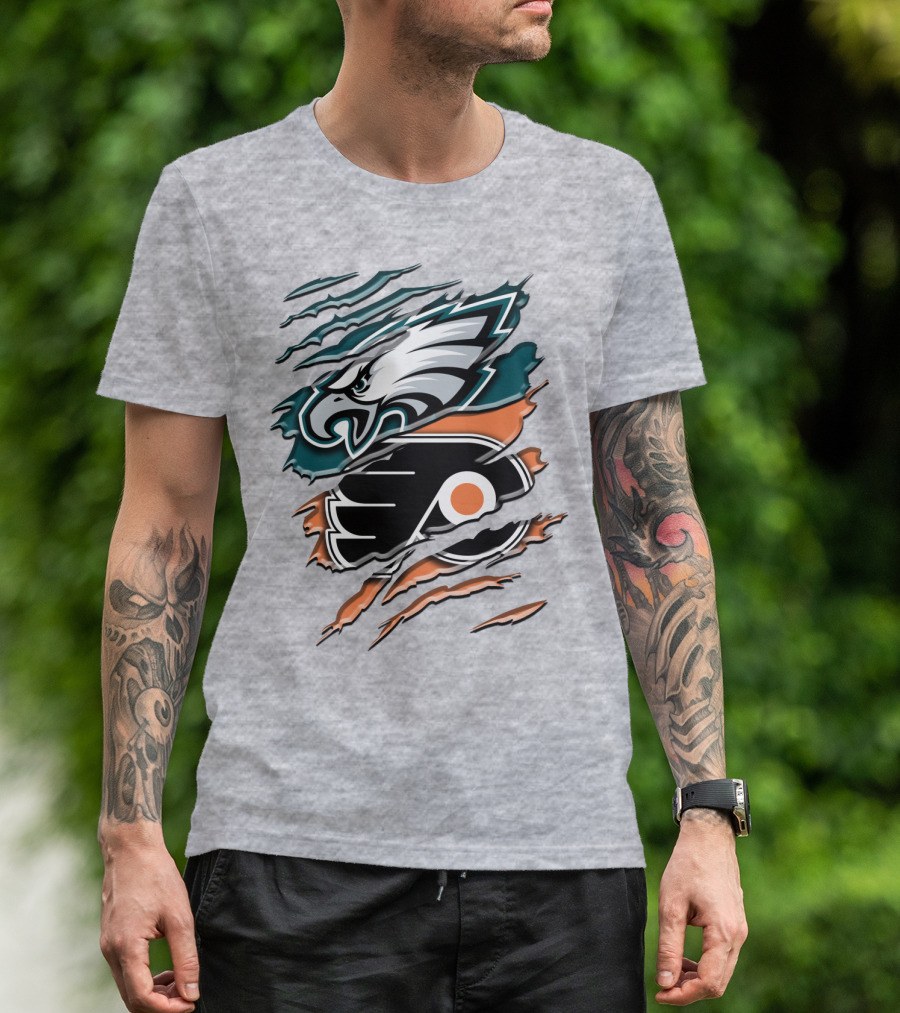 Philadelphia Eagles Flyers Rah 056 T-Shirt