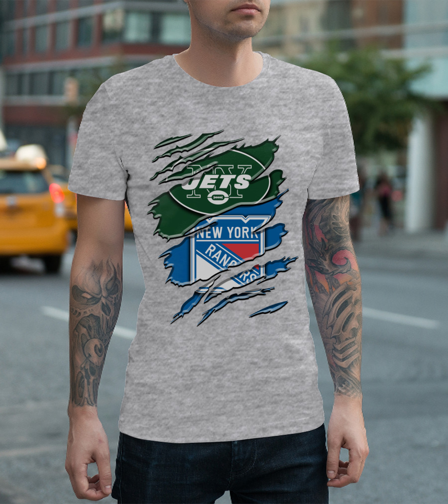 New York Jets Rangers Combination T-Shirt