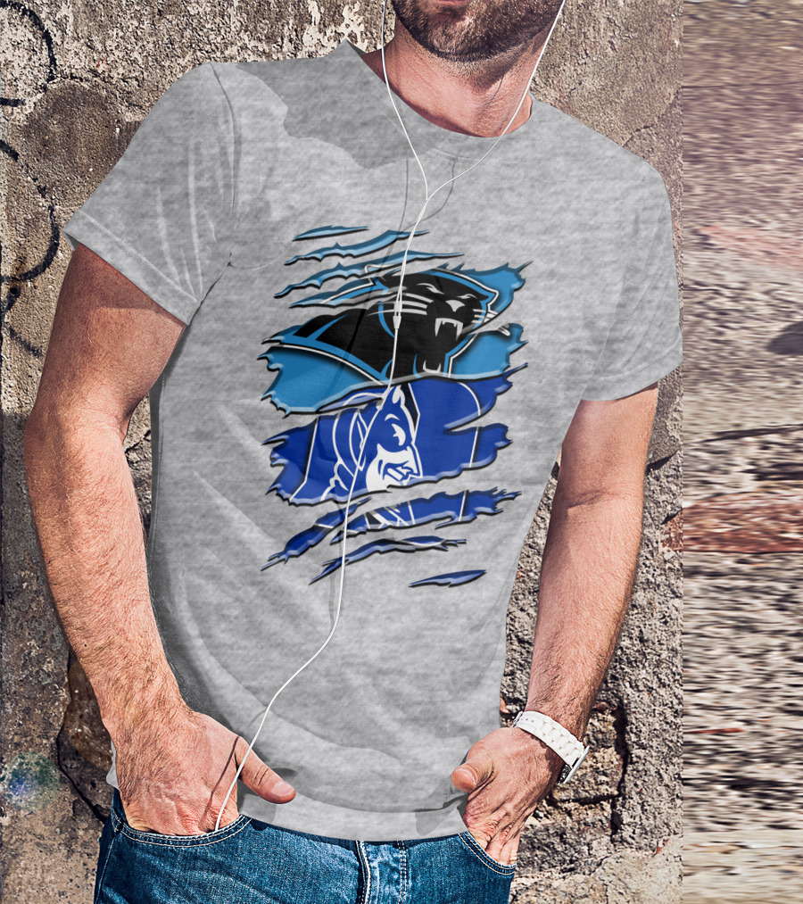 Carolina Panthers Duke Blue Devils Rah 084 T-Shirt