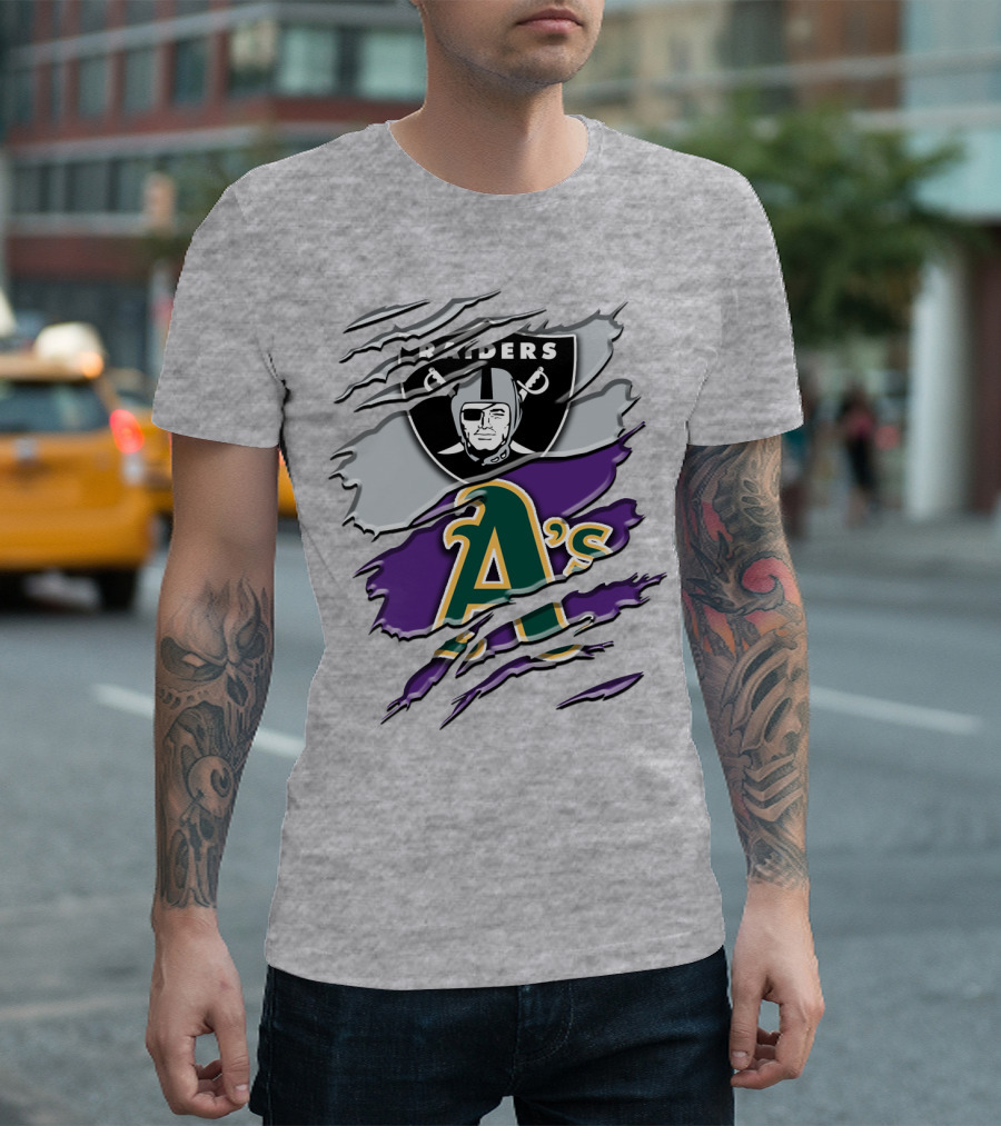 Raiders A's Logo Blend T-Shirt