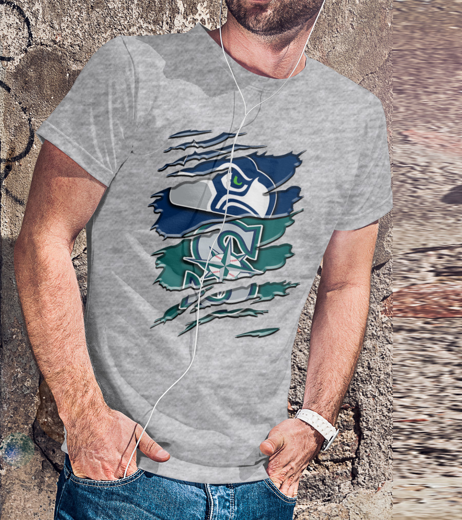 Seattle Seahawks Mariners Rah 109 T-Shirt