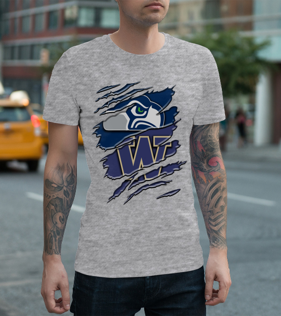 Seattle Seahawks University Of Washington Rah 110 T-Shirt
