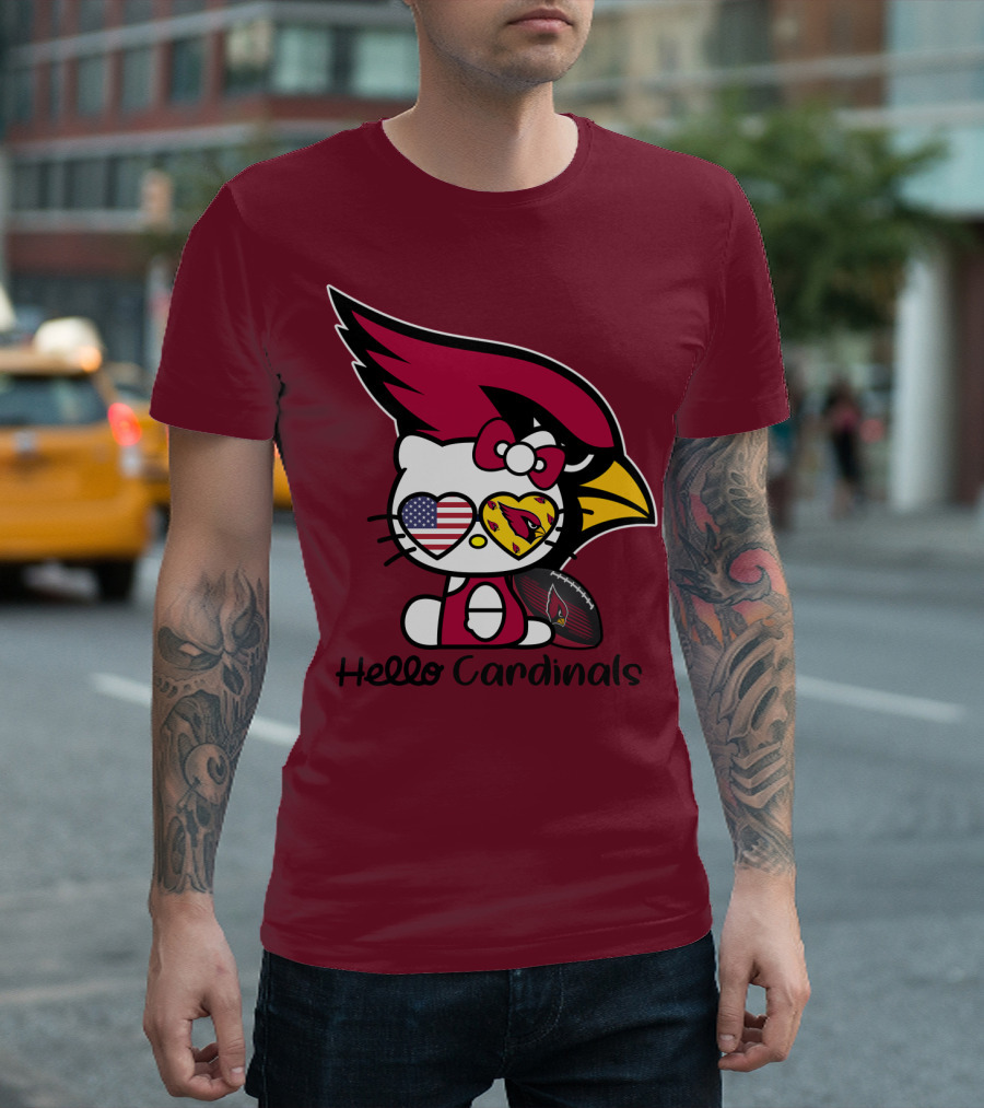 Hello Cardinals Arizona Cardinals T-Shirt