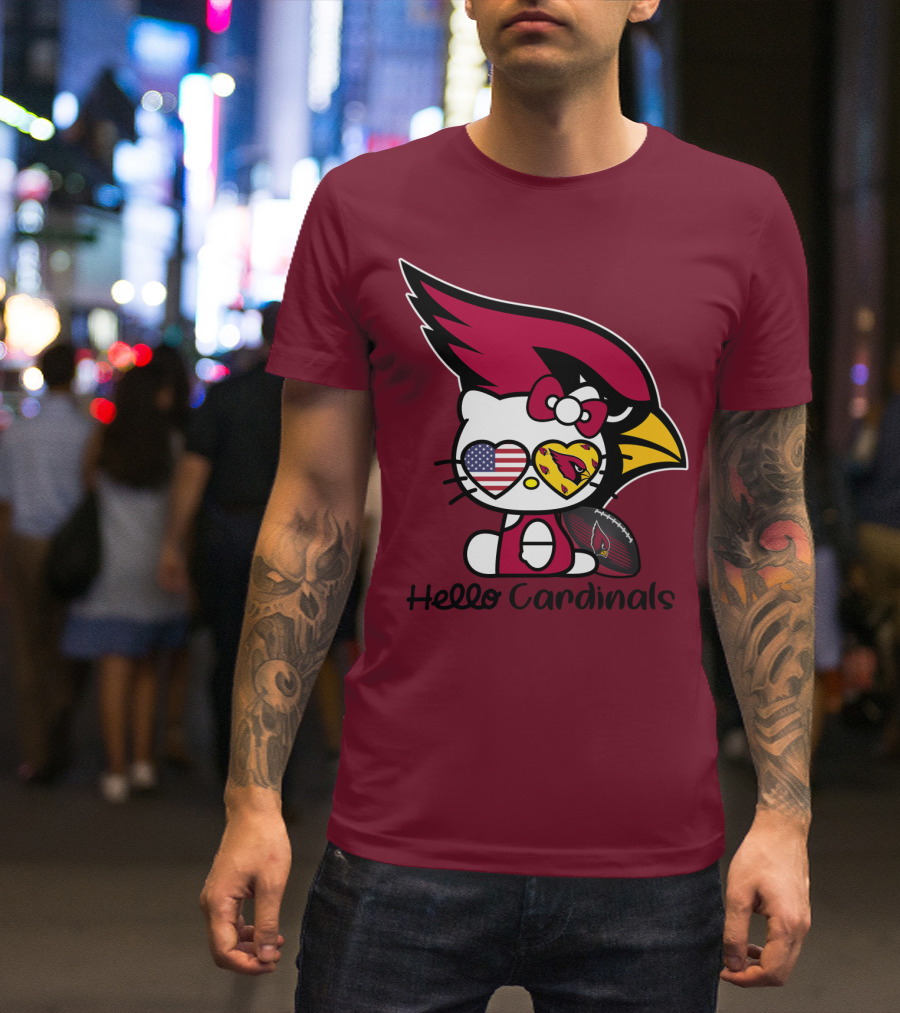 Hello Cardinals Arizona Cardinals T-Shirt