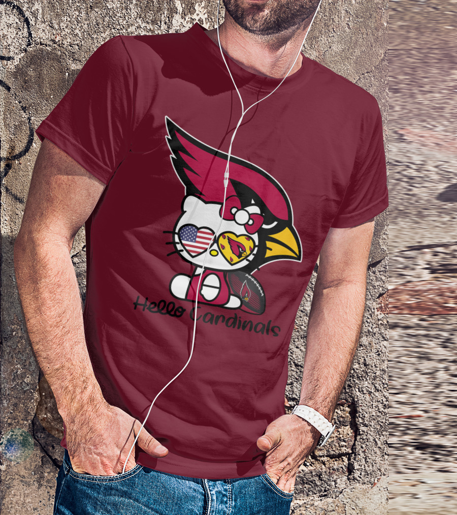 Hello Cardinals Arizona Cardinals T-Shirt