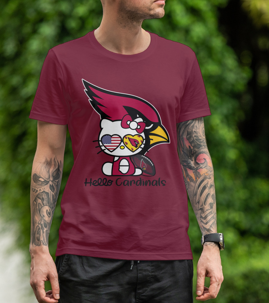 Hello Cardinals Arizona Cardinals T-Shirt