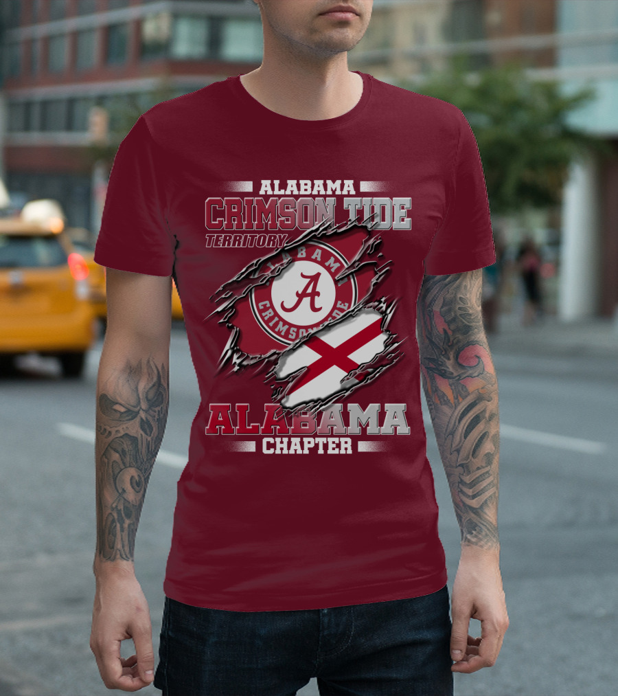 Alabama Crimson Tide Territory Alabama Chapter Crimson Tide T-Shirt