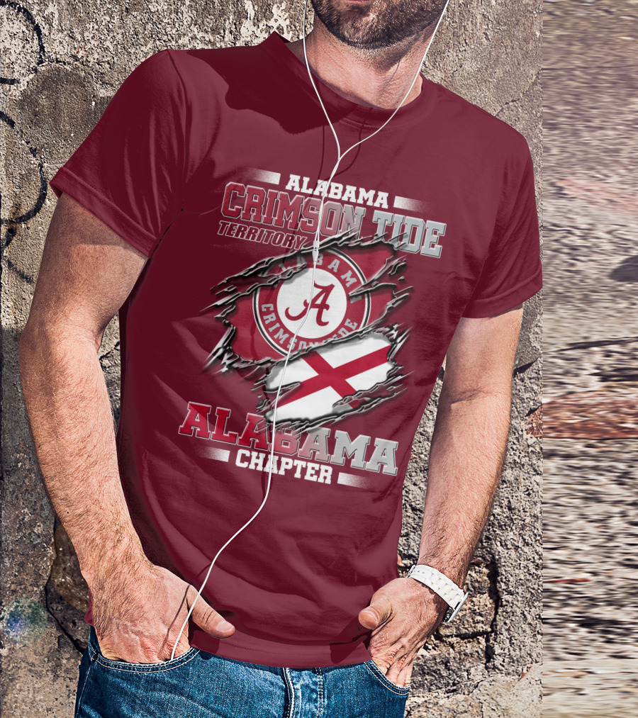 Alabama Crimson Tide Territory Alabama Chapter Crimson Tide T-Shirt