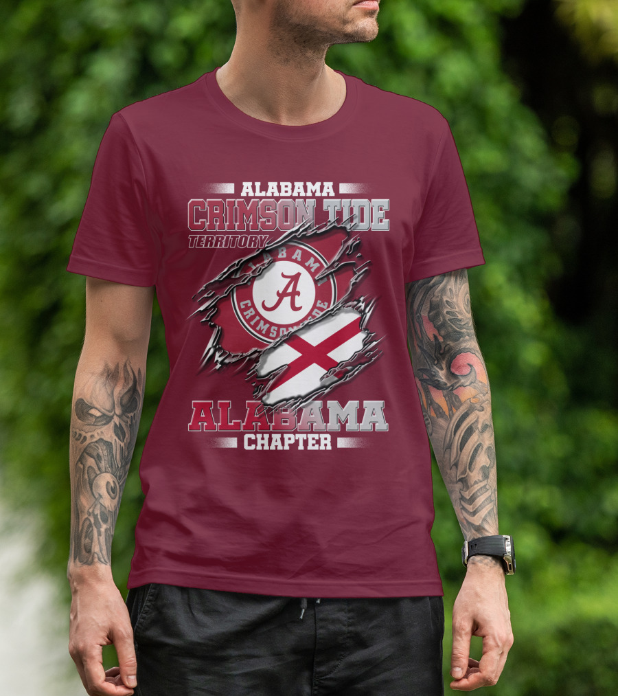 Alabama Crimson Tide Territory Alabama Chapter Crimson Tide T-Shirt