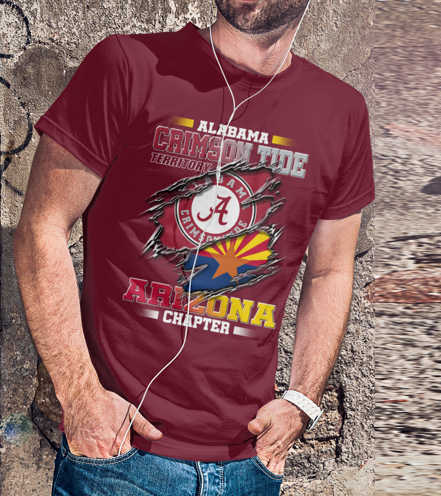 Alabama Crimson Tide Territory Arizona Chapter T-Shirt